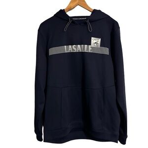 Under Armour Lasalle college Storm Hoodie Mens Large Blue/White NWT